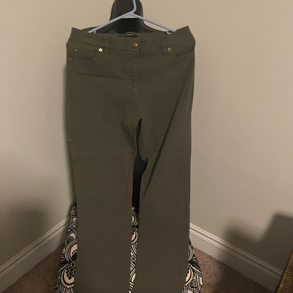 Olive colored pants
